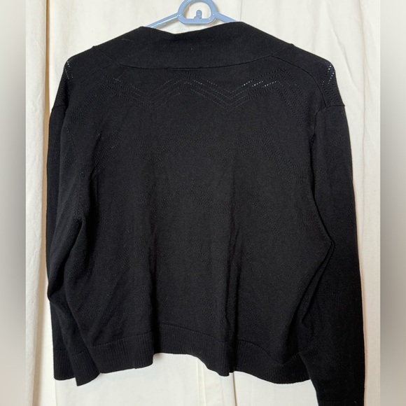 Ronni Nicole Women's Sz XXL Lightweight Solid Black Cardigan - Picture 3 of 7